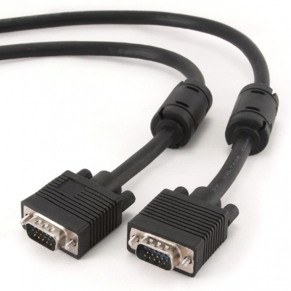 Cablu VGA T-T Ecranat 5M Negru CC-PPVGA-5M-B